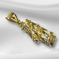 14K Yellow Gold-plated Sterling Silver 925 Santo Niño de Atocha Pendant
