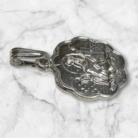 Sterling Silver Our Lady of Altagracia "Virgen de la Altagracia" 14.6mm Basilica Medal
