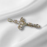 Sterling Silver Ornate Filigree Crucifix Pendant