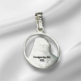 Sterling Silver Virgin Mary "Our Lady of Sorrows" Pendant