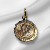 10 Karat Yellow Gold "Recuerdo del Bautismo" Spanish Baptism Charm