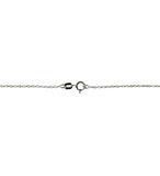 Sterling Silver Oval 18 x 13mm Brown Goldstone "Venturina" Pendant with 18" Cable Link Chain