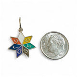 Vintage Sterling Silver 1960's Estrella de Jose Enameled Charm