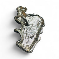Sterling Silver Enameled Roan Cocker Spaniel Pendant