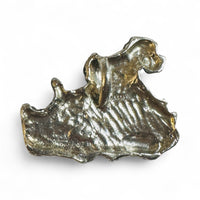 Sterling Silver Enameled Roan Cocker Spaniel Pendant