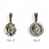 Sterling Silver Our Lady of Mount Carmel "Virgen del Carmen" Baby Medal