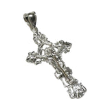 Sterling Silver Embellished Filigree Crucifix Pendant