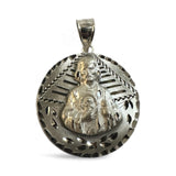 Sterling Silver Saint Jude Thaddeus "San Judas Tadeo" Handmade 25mm (1") Medal