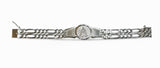 Sterling Silver Our Lady of Charity "Caridad del Cobre" 8mm Figaro Link Chain ID Bracelet