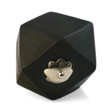 Sterling Silver Genuine 15mm Azabache Jet Pendant