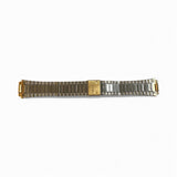 Vintage 1980'S NOS (new old stock) Stainless Steel Gold Plated 15mm Watch Bracelet