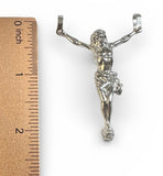 Sterling Silver Corpus Christi (Cristo Olimpico) 2" Pendant with Swivel Bails