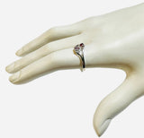 Sterling Silver & Synthetic Birthstones Couples Ring (Sizes 5 thru 10 - Made to order, please allow 10 business days to ship)