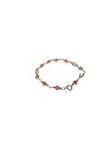 14 Karat Yellow Gold Filled 4mm Birthstone Austrian Crystals and Filigree Plaque 6" (Girls) or 7" (Ladies) Bracelet