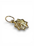 10K Yellow Gold Miraculous Virgin Mary "Milagrosa" Dainty Charm