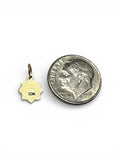 10K Yellow Gold Miraculous Virgin Mary "Milagrosa" Dainty Charm