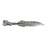Sterling Silver Polished Feather Pendant