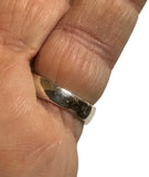 Vintage NOS (1990's new old stock) 12 x 10mm Emerald-cut Genuine Sky Blue Topaz Man's Ring