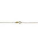Sterling Silver Yellow Gold-plated Genuine Light and Dark Amethyst Pendant with 18" Cable Link Chain