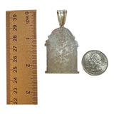 Sterling Silver Holy Infant of Atocha "Santo Niño de Atocha" 2.38" Chapel Medal