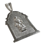 Sterling Silver Holy Infant of Atocha "Santo Niño de Atocha" 2.38" Chapel Medal
