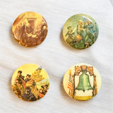 Vintage NOS 1970's Bicentennial Celebration Commemorative Pins (Celebrate America's 250th Birthday)