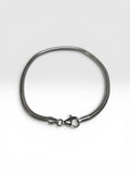 Sterling Silver 3mm Round Snake Chain 8" Bracelet