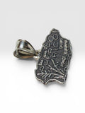 Sterling Silver Puerto Rico Island Map Pendant