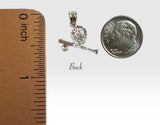 Sterling Silver Mitt Glove, Bat and Ball Charm