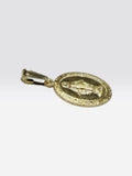 14 Karat Yellow Gold-Filled Miraculous "Virgen Milagrosa" Medal Pendant
