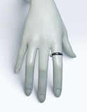 Sterling Silver 4mm Half Round Wedding Band