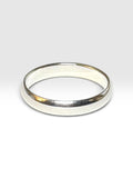 Sterling Silver 4mm Half Round Wedding Band