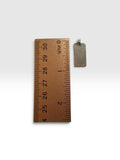 Sterling Silver Enameled Medic Alert Dog Tag Pendant (can be engraved on the back)