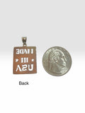 Sterling Silver MADE IN USA Dog Tag Pendant