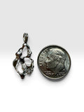 Sterling Silver Freeform Nugget Pendant