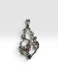 Sterling Silver Freeform Nugget Pendant