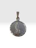 Sterling Silver Saint Lazarus "San Lazaro" 14mm Medal