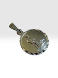 Sterling Silver Saint Lazarus "San Lazaro" 14mm Medal