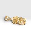 Solid Yellow Gold Nugget Pendant (available in your choice of 10K or 14K)