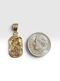 Solid Yellow Gold Nugget Pendant (available in your choice of 10K or 14K)
