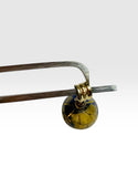 Yellow Gold Filled 3-D Enamel World Globe Charm