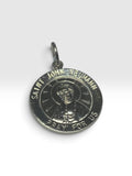 Sterling Silver Rhodium-plated Saint John Neumann Pray for Us Nickel Size Medal