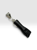 Sterling Silver Genuine Azabache Jet Mano Figa Hand Pendant