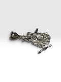 Sterling Silver Mary Help of Christians "Maria Auxiliadora" 1.23" Pendant