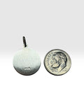 Sterling Silver Our Lady of Charity "Caridad del Cobre" 18mm Medal