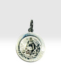 Sterling Silver Our Lady of Charity "Caridad del Cobre" 18mm Medal