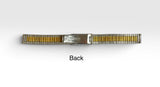 Genuine Replacement Two-toned Stainless Steel Watch Band for Ladies Rado DiaStar Watch (12mm width)