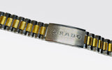 Genuine Replacement Two-toned Stainless Steel Watch Band for Ladies Rado DiaStar Watch (12mm width)