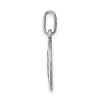 Saris and Things 925 Sterling Silver Antiqued Saint Anthony Medal