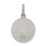 Saris and Things 925 Sterling Silver Antiqued Saint Anthony Medal